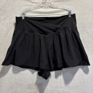 OFFLINE by Aerie Real Me Crossover Flowy Shorts Women's XXL  Black Activewear